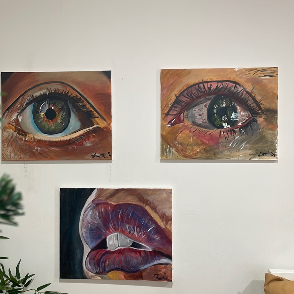 Original painting titled : Face Value